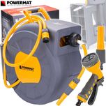 POWERMAT Automatyczne Bęben Zwijacz Na Wąż Ogrodowy 1/2" 35m 120 Psi