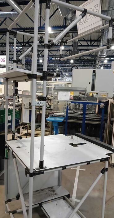 Regał ,stół warsztatowy ABB