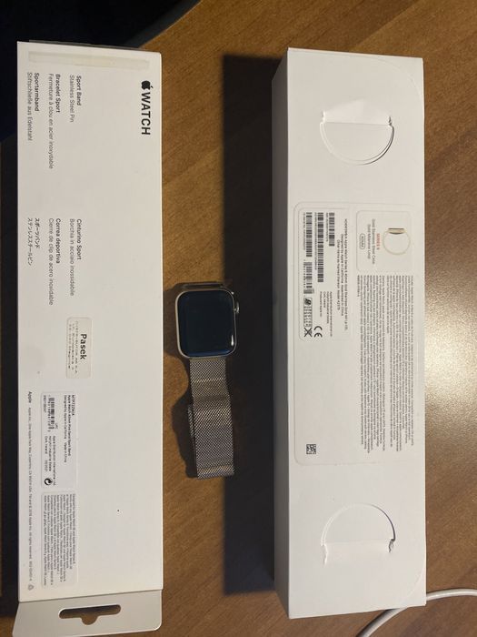 Zegarek Apple Watch 6 40 mm stainless steel gold z bransoletą