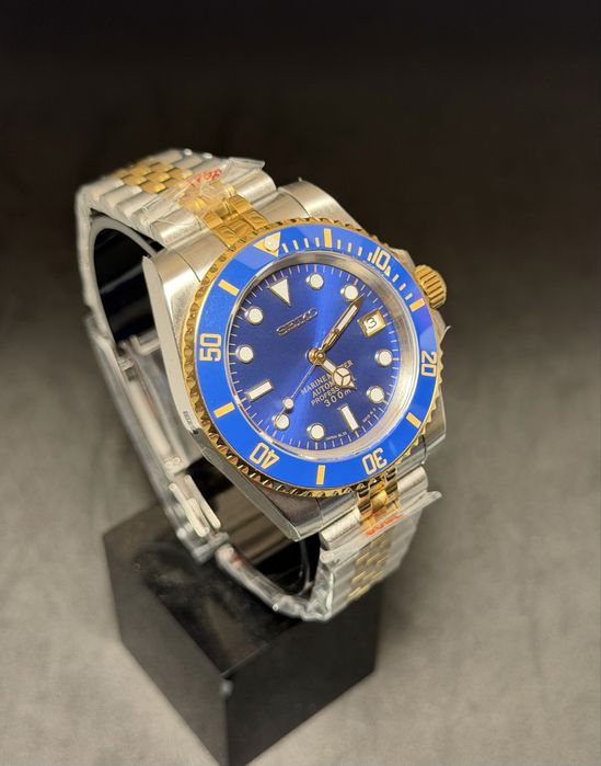 Relogio Automatico Seiko Mod Marinemaster Bluesy