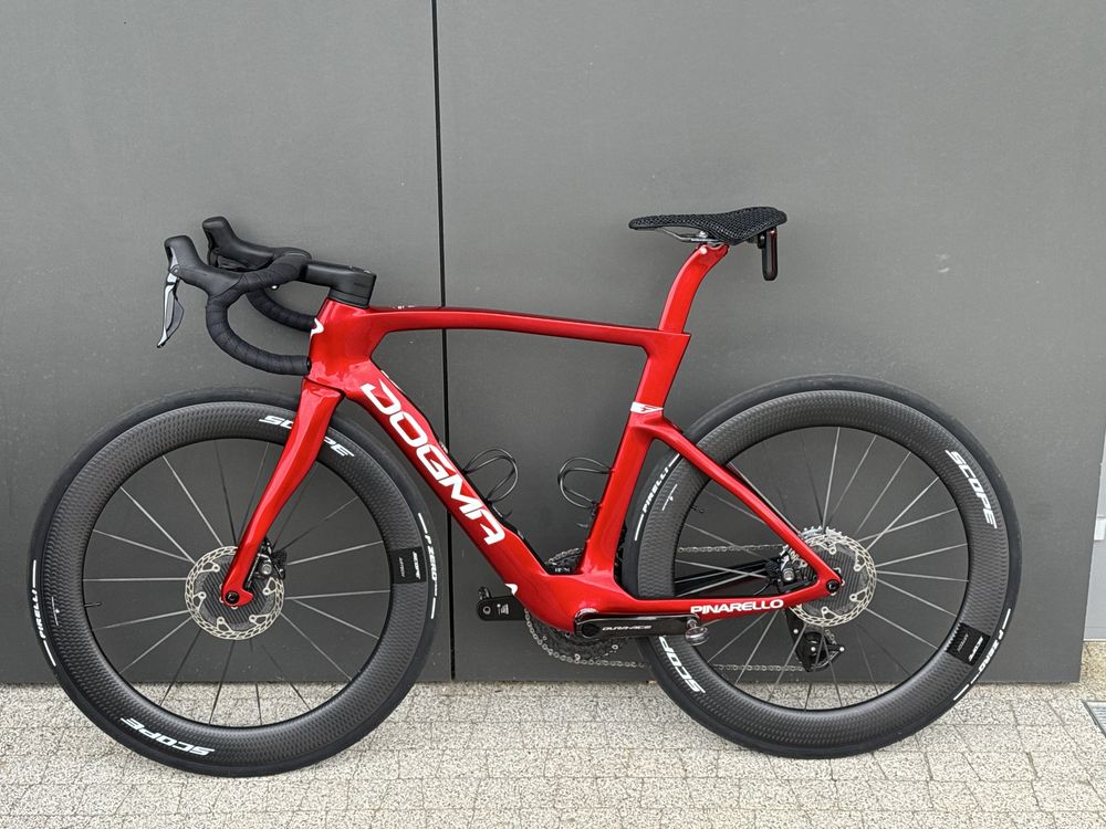 Pinarello Dogma F Starry Red Custom Dura Ace Di2 Scope Artech Disc 54