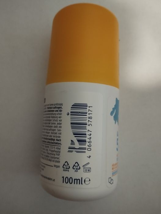 Olejek do opalania spf 50+  delikatny krem w kulce do łatwej aplikacji