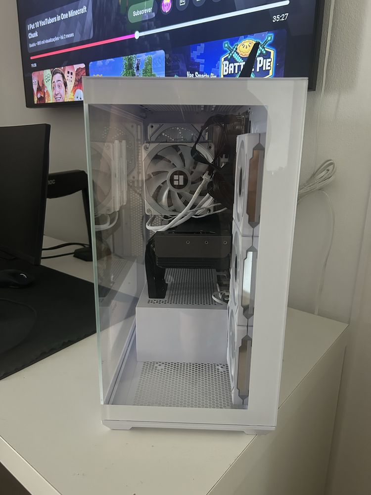 —1200€— —800€!! Pc gamer high end / torre branca / LEDs