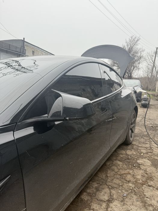 Накладки на зеркала tesla model 3