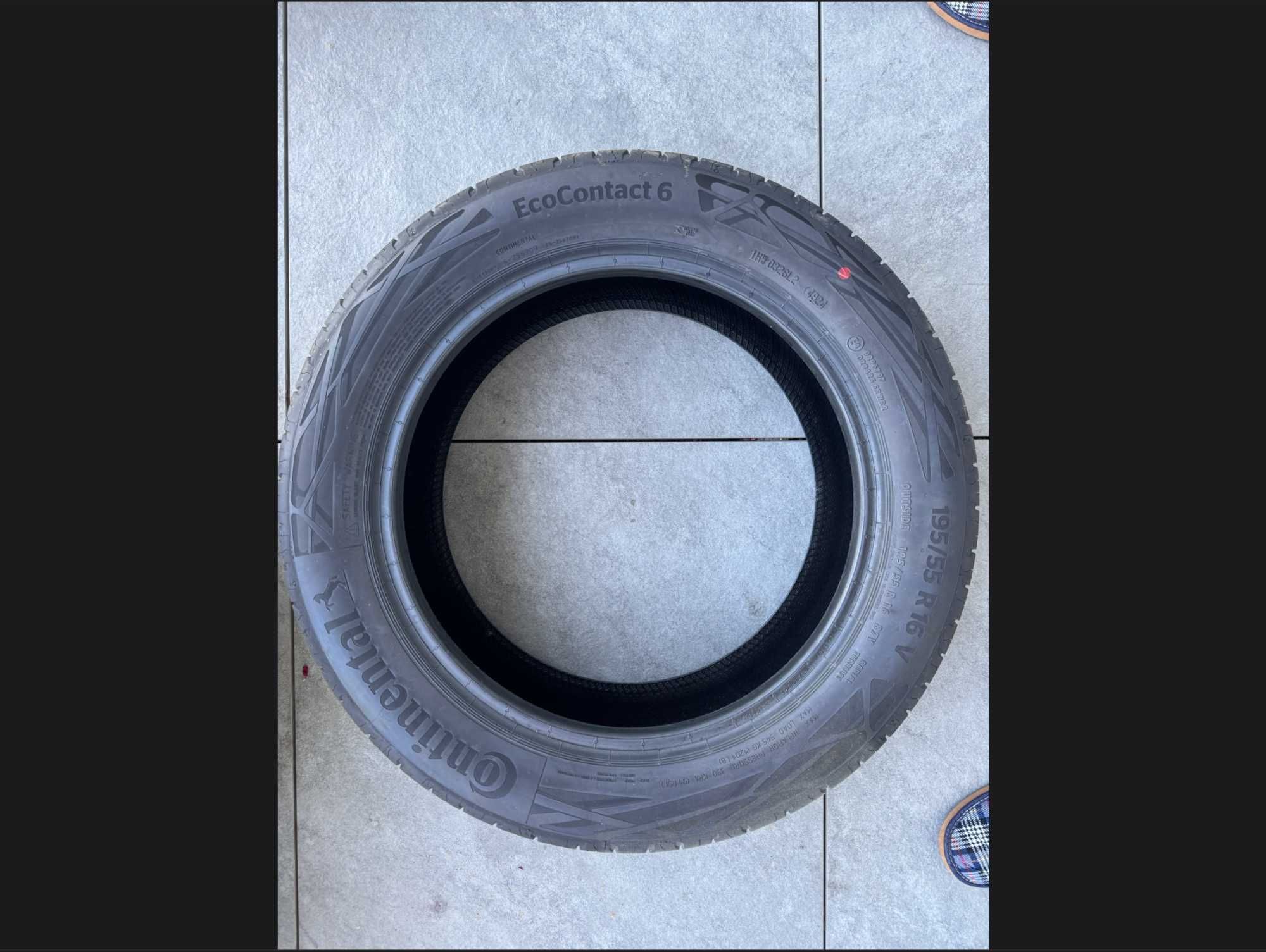 Opony letnie 195/55 R16V EcoContact6 Continental