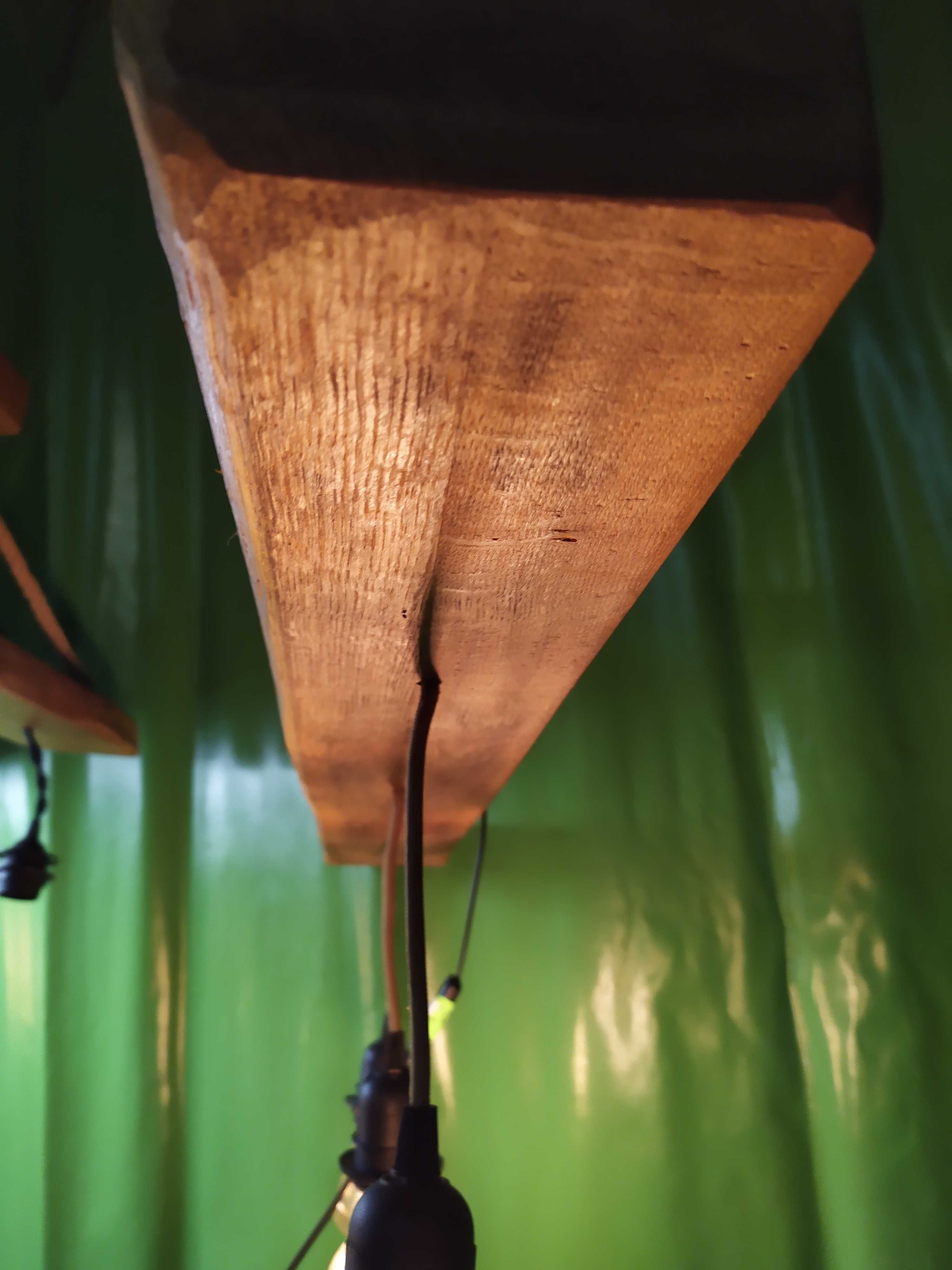 Lampa lite drewno dąb