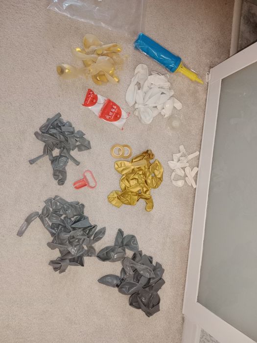 Girlandyna z balonów na przyjęcie wesele