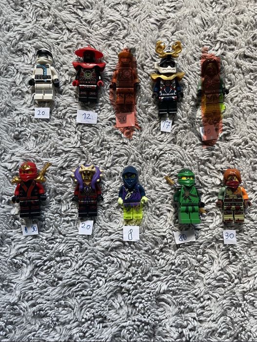 Figurki lego ninjago na sztuki