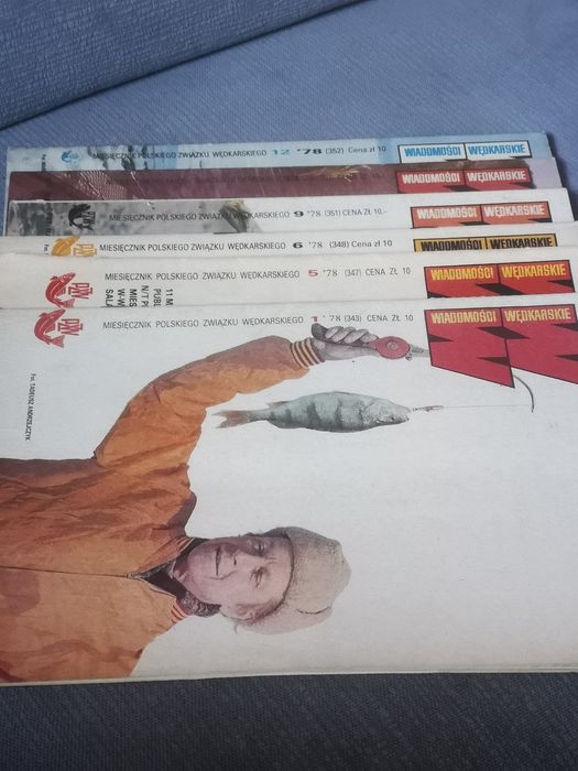 Wiadomości Wędkarskie miesięcznik lata 70
