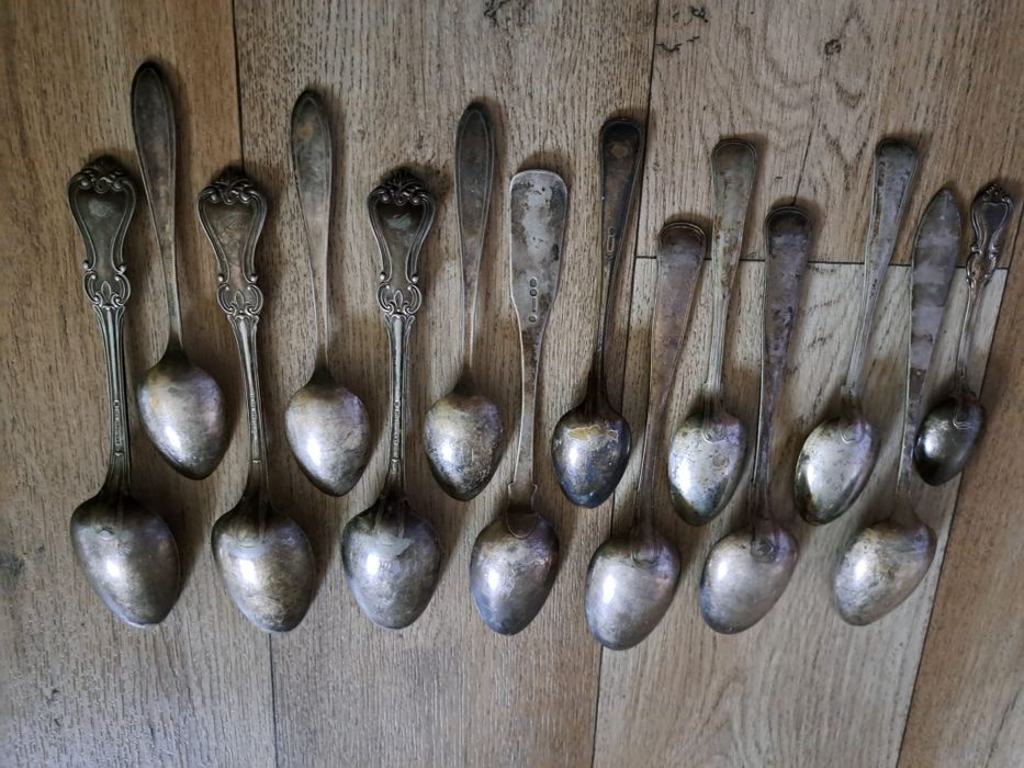 Stare srebrne sztućce