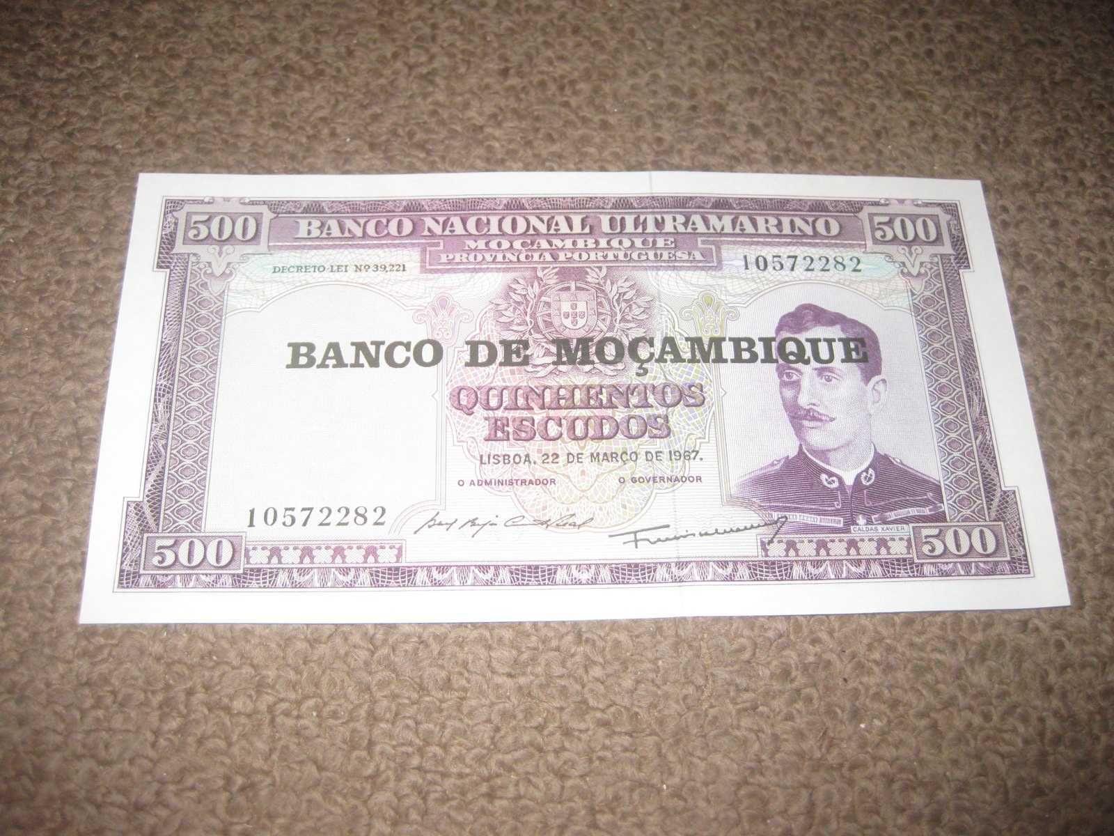 Nota de Moçambique "500 Escudos" UNC