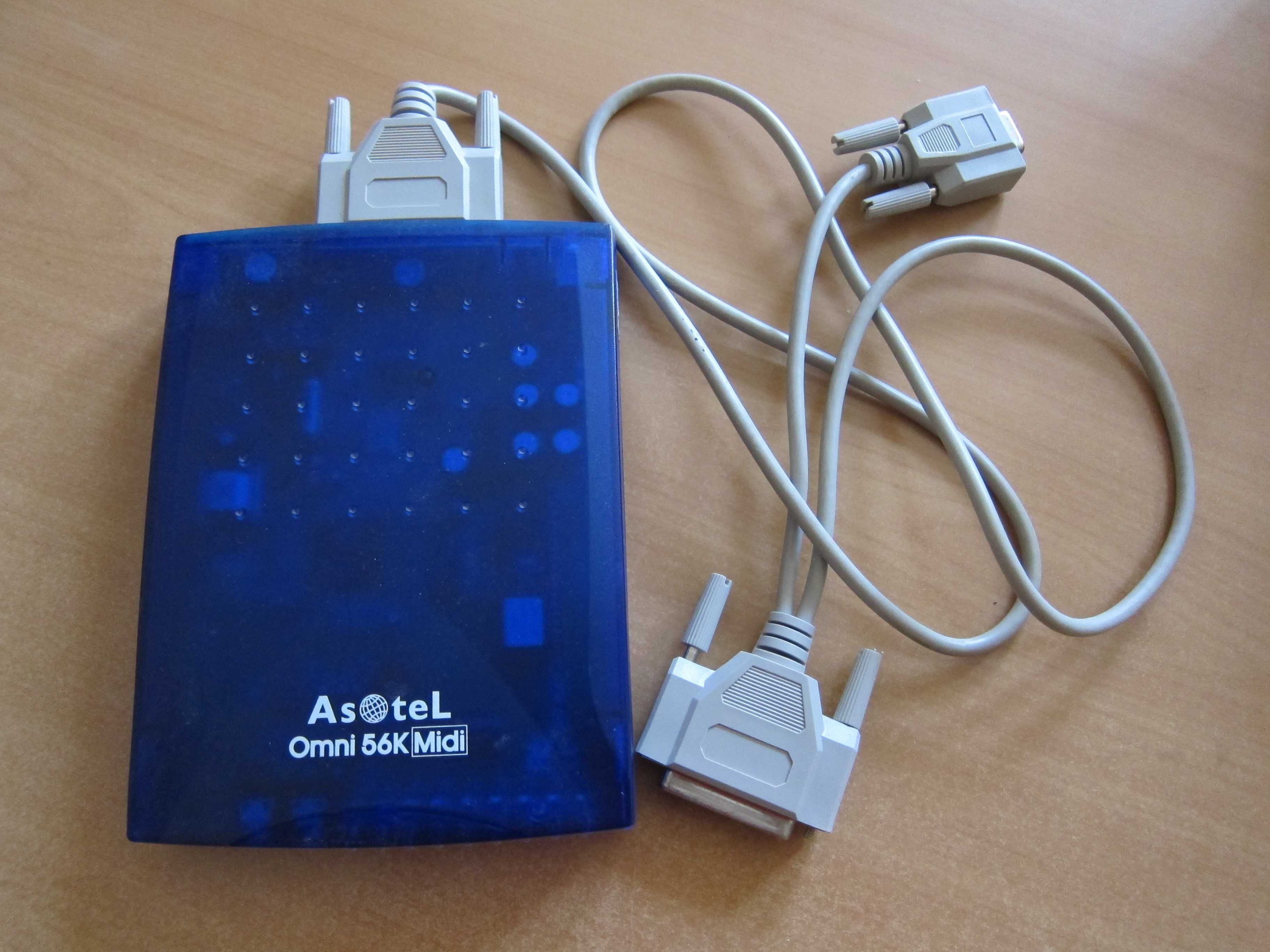 Вінтажній голосовий факсмодем AsotelOmni56K Midi 2004 р.з інструкцією