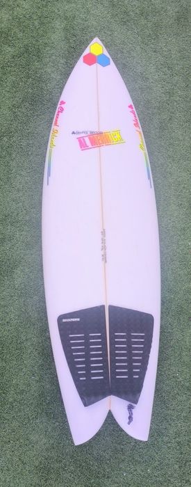 Prancha surf 6'0 channel islands al merick twin fin + Fins