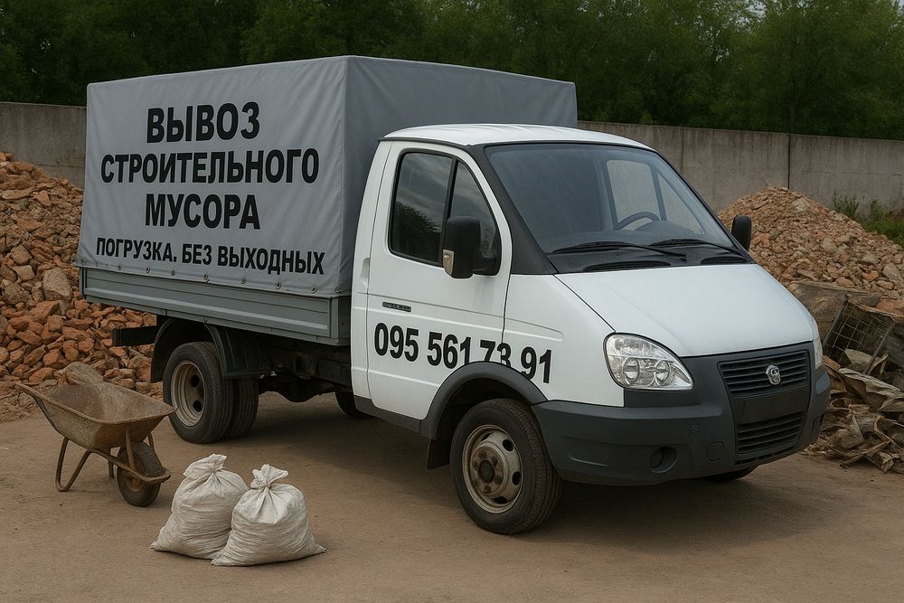 Вивіз Будівельного Сміття Мотлоху листя гілля