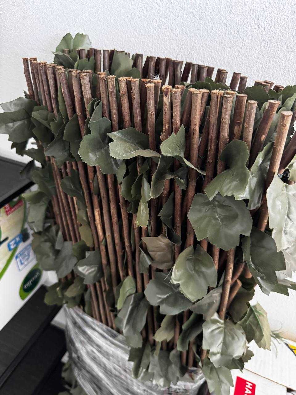 cerca viva verde decorativa