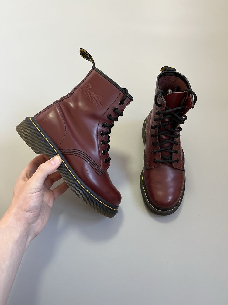 Ботинки Dr Martens 1460 cherry red jadon vegan