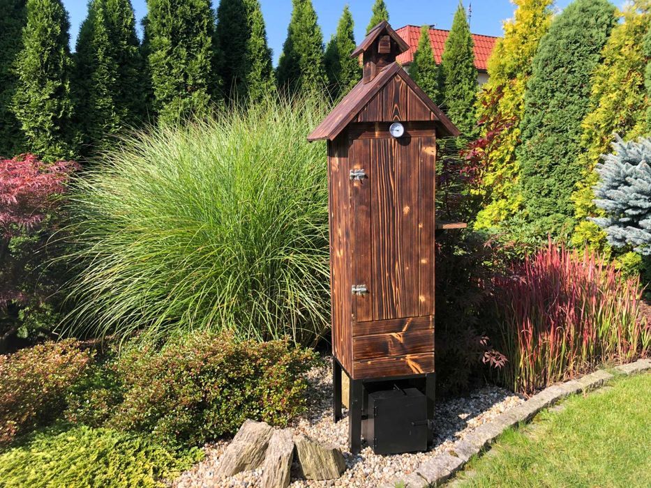 Wędzarnia ogrodowa drewniana MAŁY BIG BEN