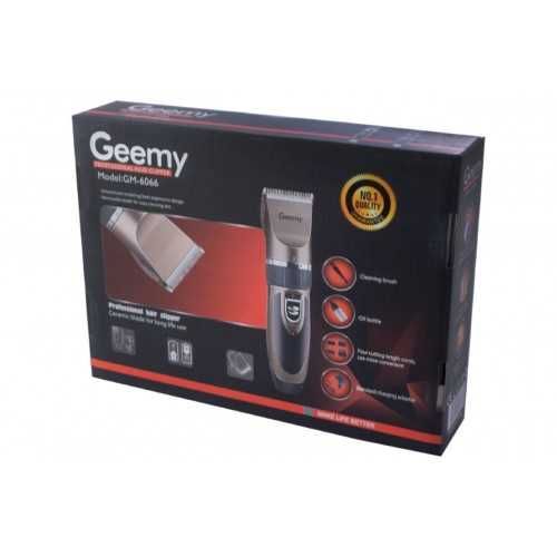 Беспроводная машинка для стрижки волос Geemy GM-6066 2 аккумулятора