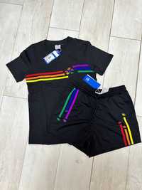 Новий спортивний комплект футболка та шорти adidas