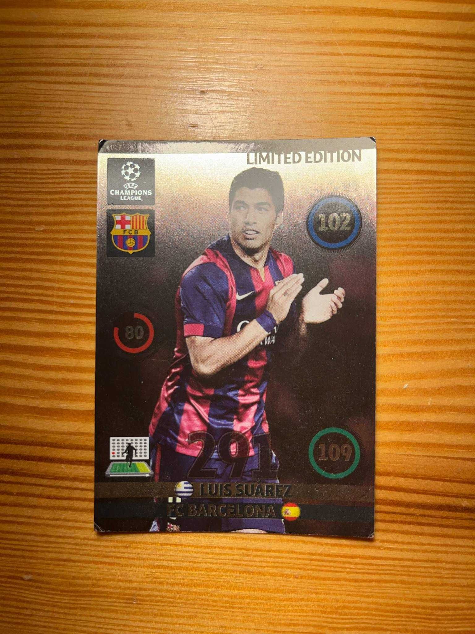 Karta Luis Suarez panini 2014/2015