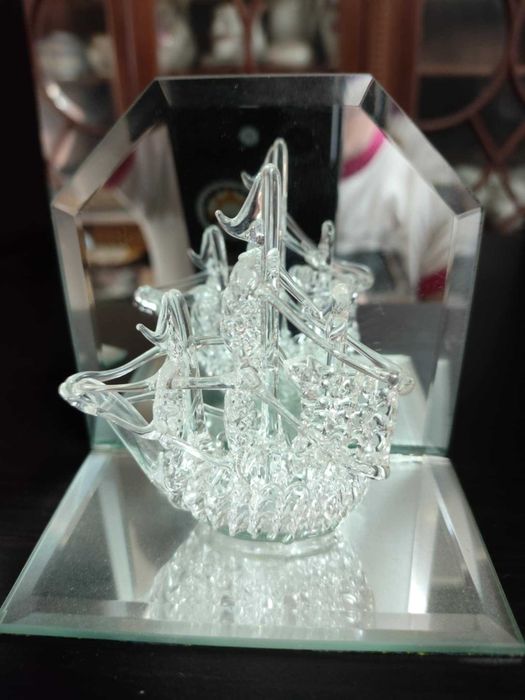 4 Peças decoração, em Cristal, Arte Yongxin - Antigo Vintage