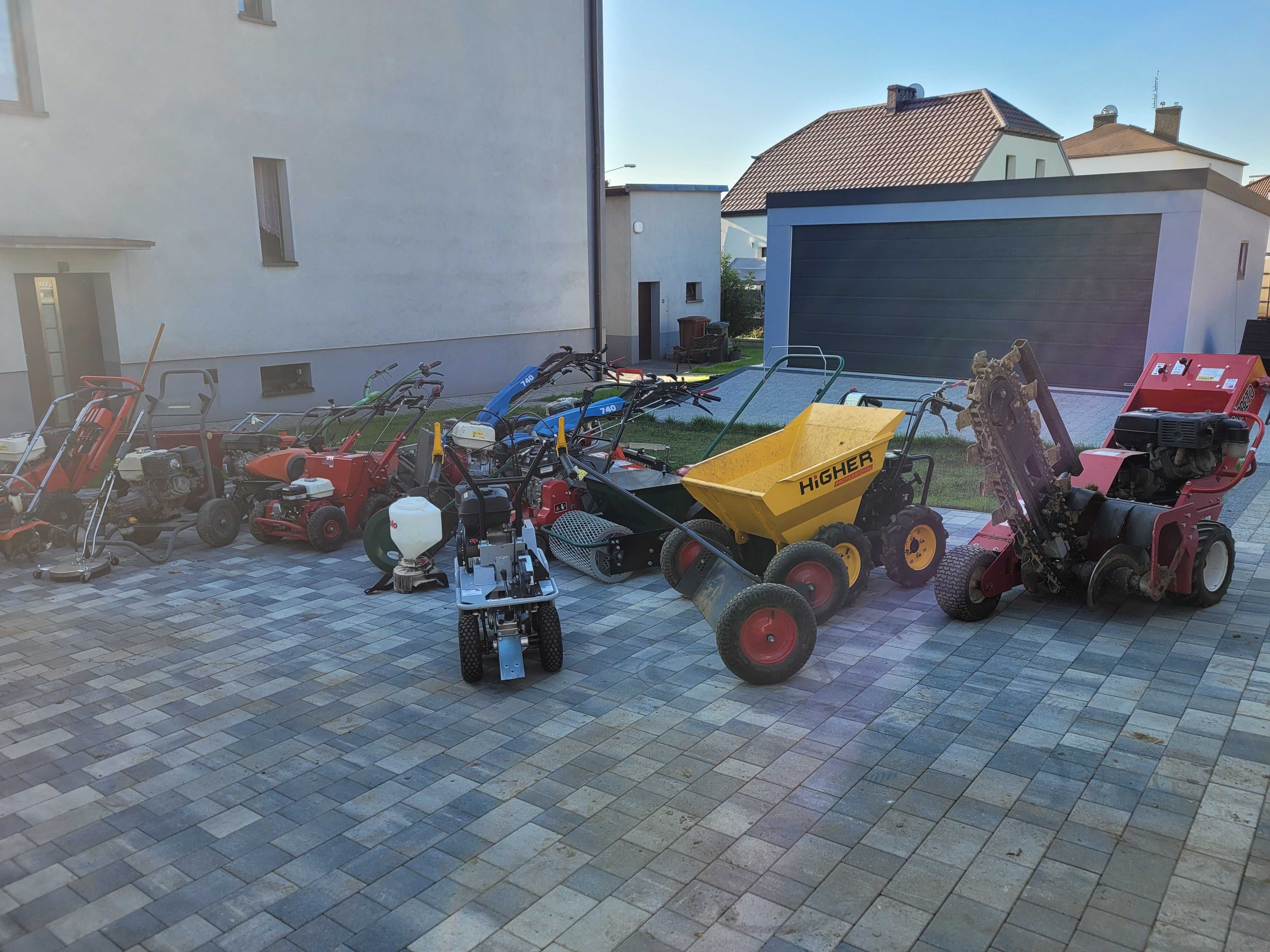 glebogryzarka separacyjna aerator wertykulator  siewnik spalinowy