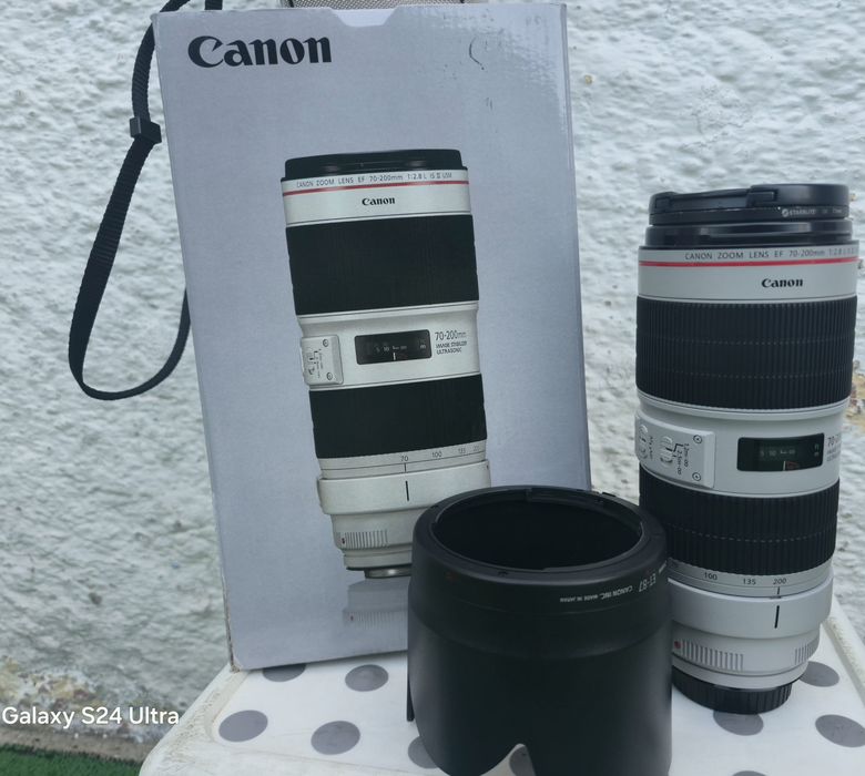 Objetiva Canon EF 70-200mm f2.8L IS III USM Como Nova com garantia
