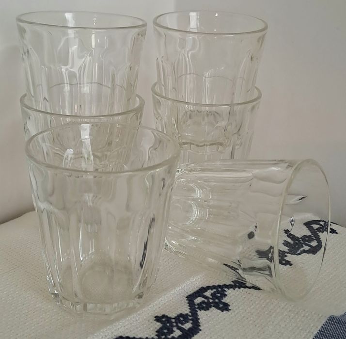 6 copos vidro Novos, 150cc