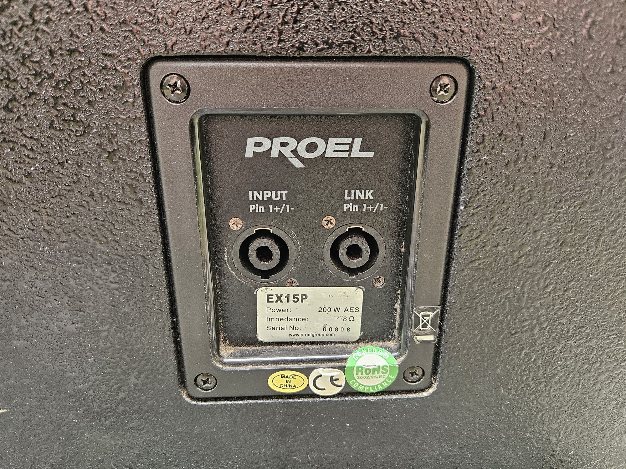 2 kolumny Proel EX 15P 200W 8ohm Stan dobry Opoczno