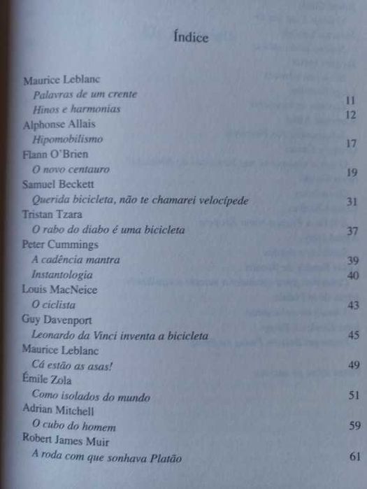 De Bicicleta; Antologia de textos - Vários