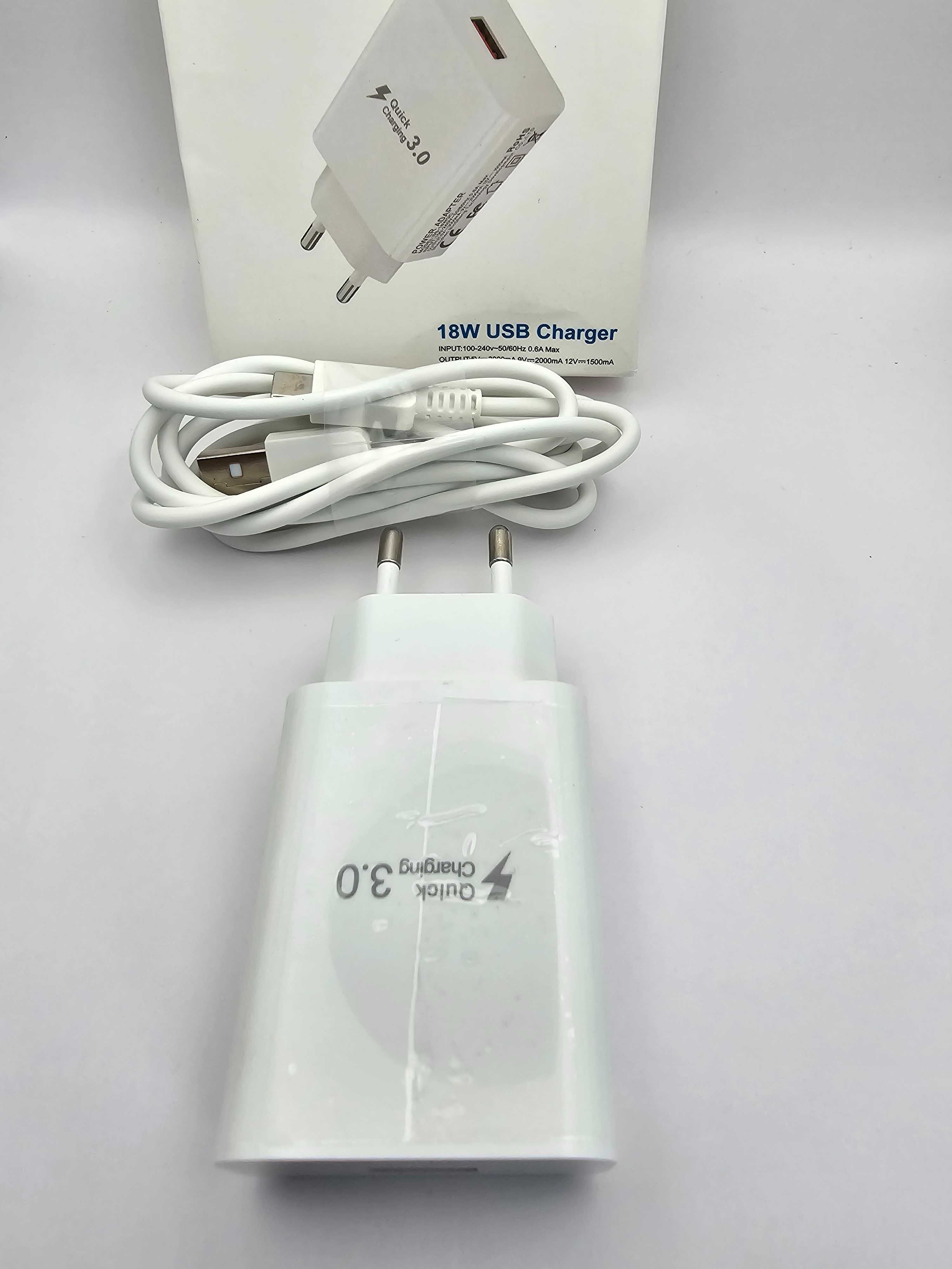 Ładowarka sieciowa , USB typ C do Huawei 3000 mA 18 V BS-18WQC biały