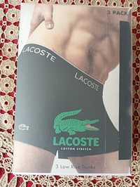 Bokserki męskie Lacoste XL 3pak czarne