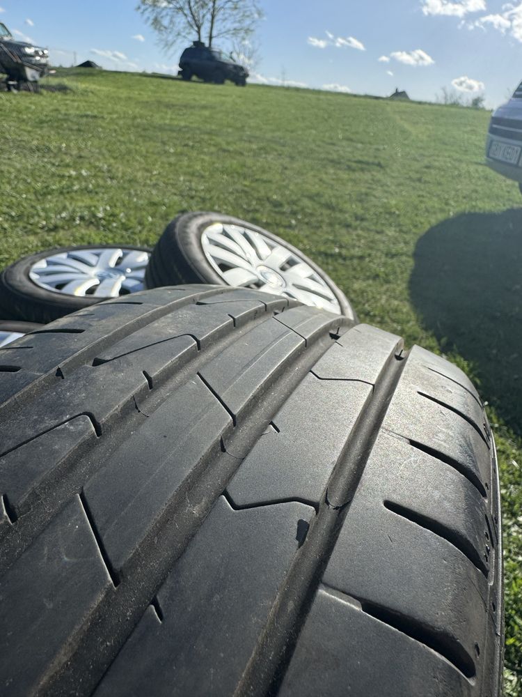 Felgi z oponami letnimi 185/60R15 VW POLO V (6R, 6C) 5x100 Fabia,Ibiza