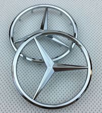 Z982 Símbolo Emblema Estrela Mercedes Benz AMG Volante Guiador 52mm