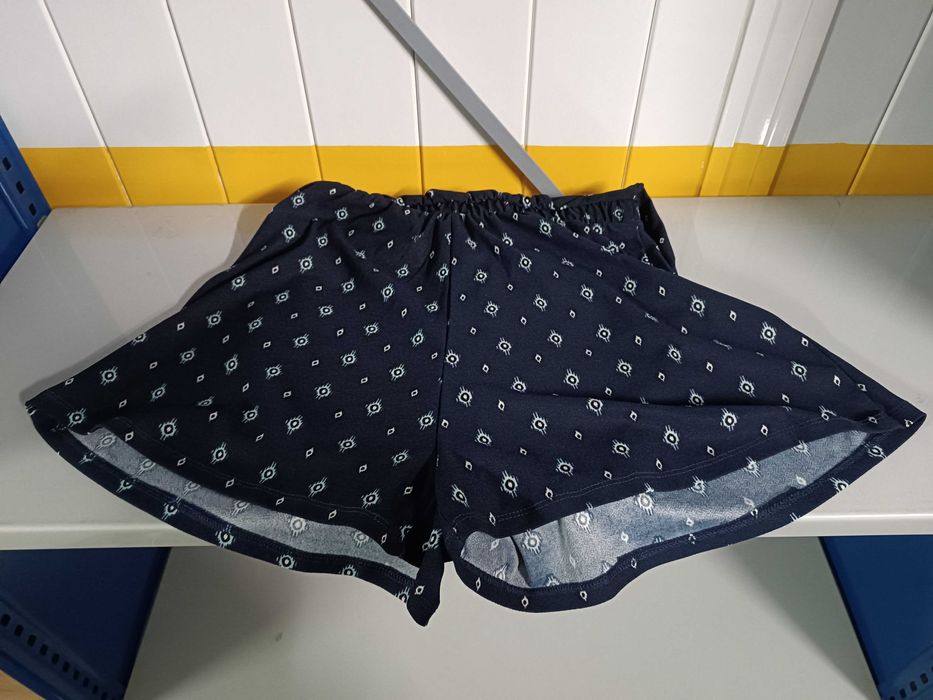 Macacão azul escuro curto XS Mango - COMO NOVO!