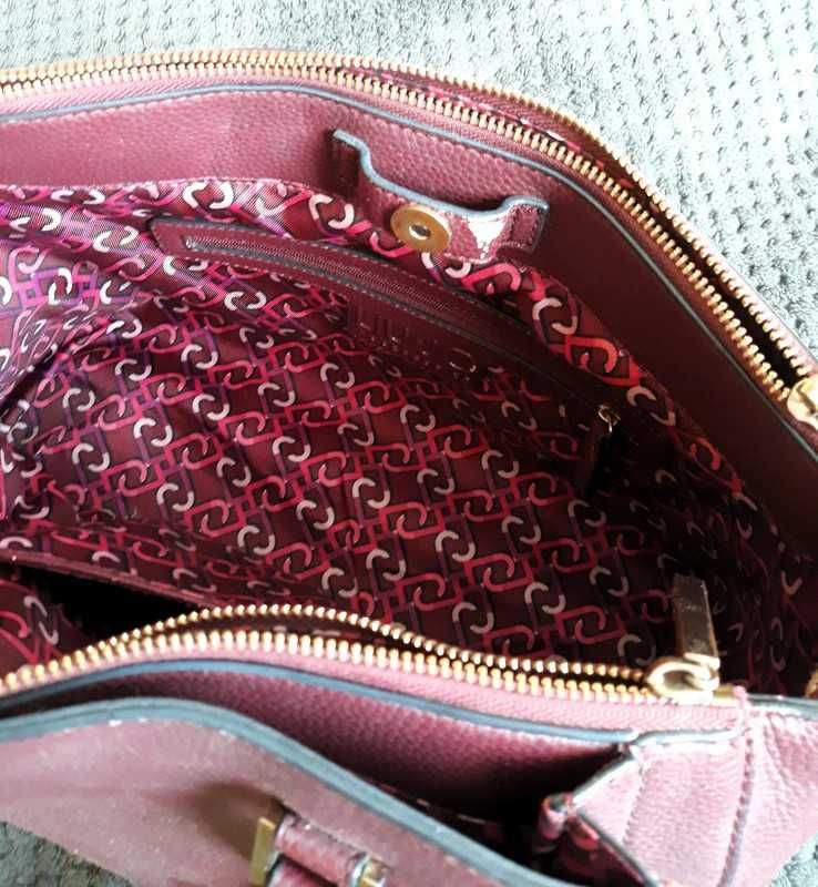 Duża torebka Liu Jo Ruby Wine Bordowa A4