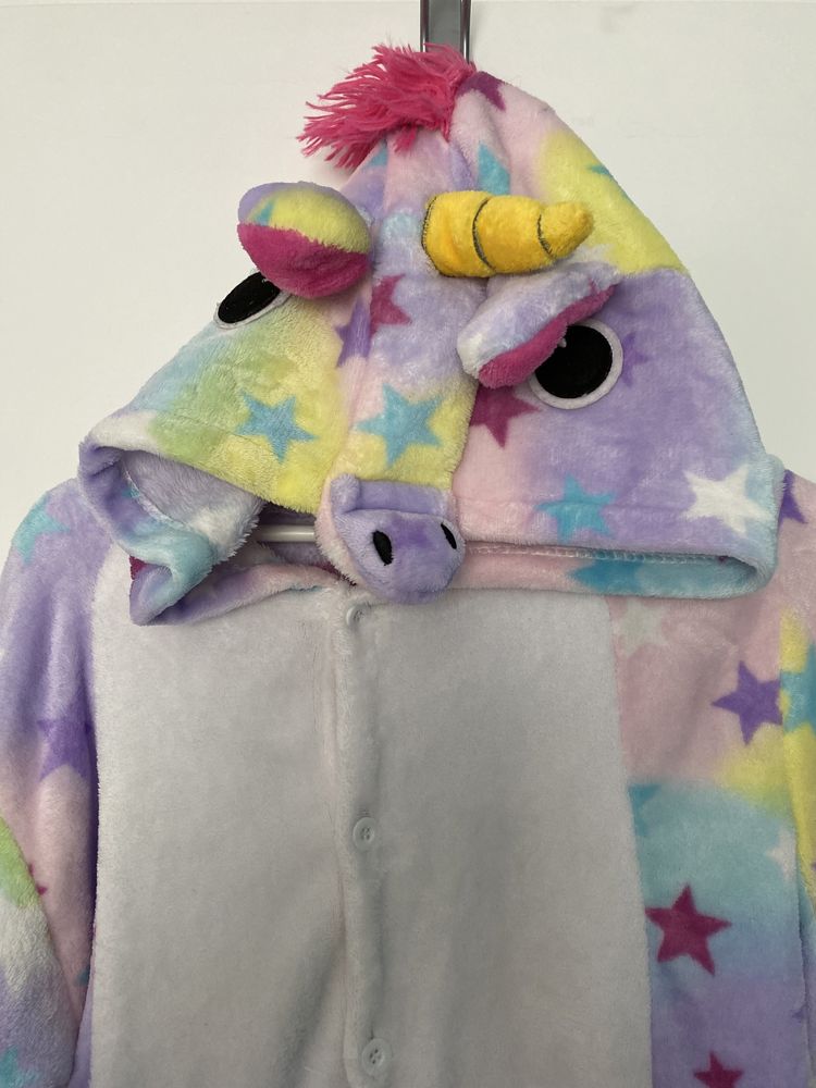 Kostium strój przebranie jednorożca piżama kigurumi M/38 halloween
