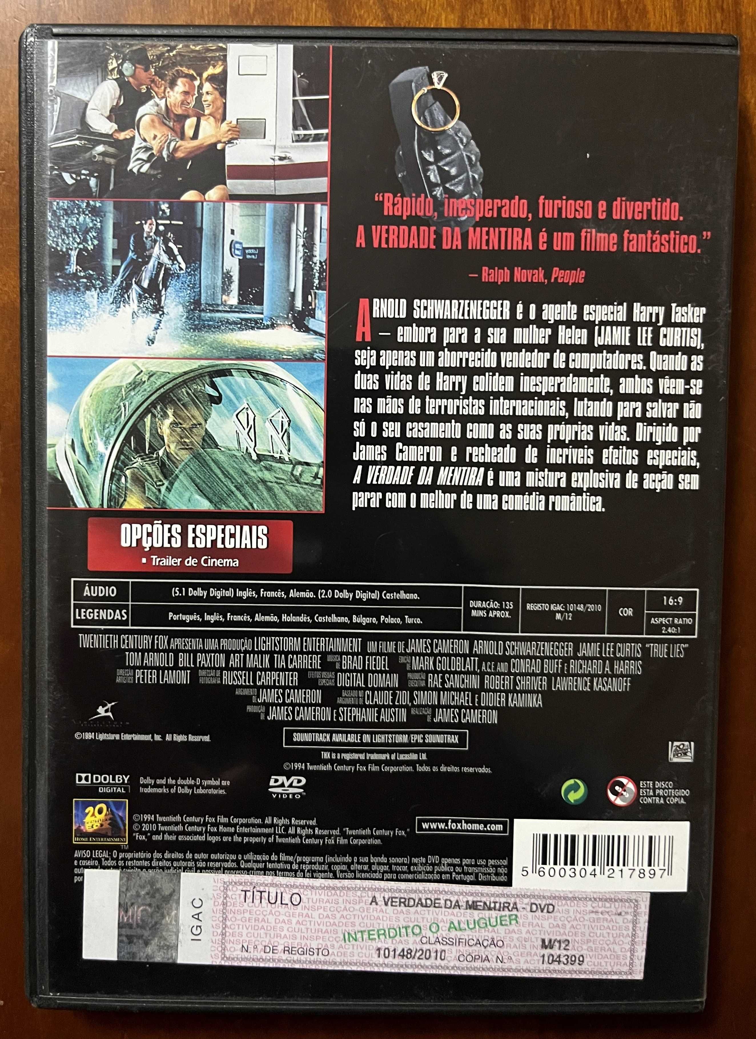 DVD "A Verdade da Mentira" de James Cameron