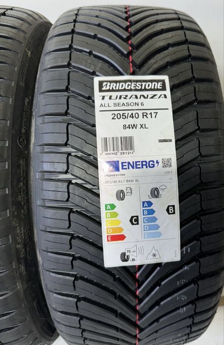 2x 205/40r17 Bridgestone Turanza AllSeason 6  84W XL 2024