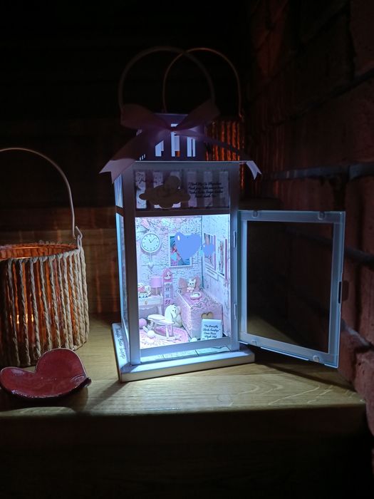 Lampion pamiątka Chrztu świętego narodziny urodziny prezent