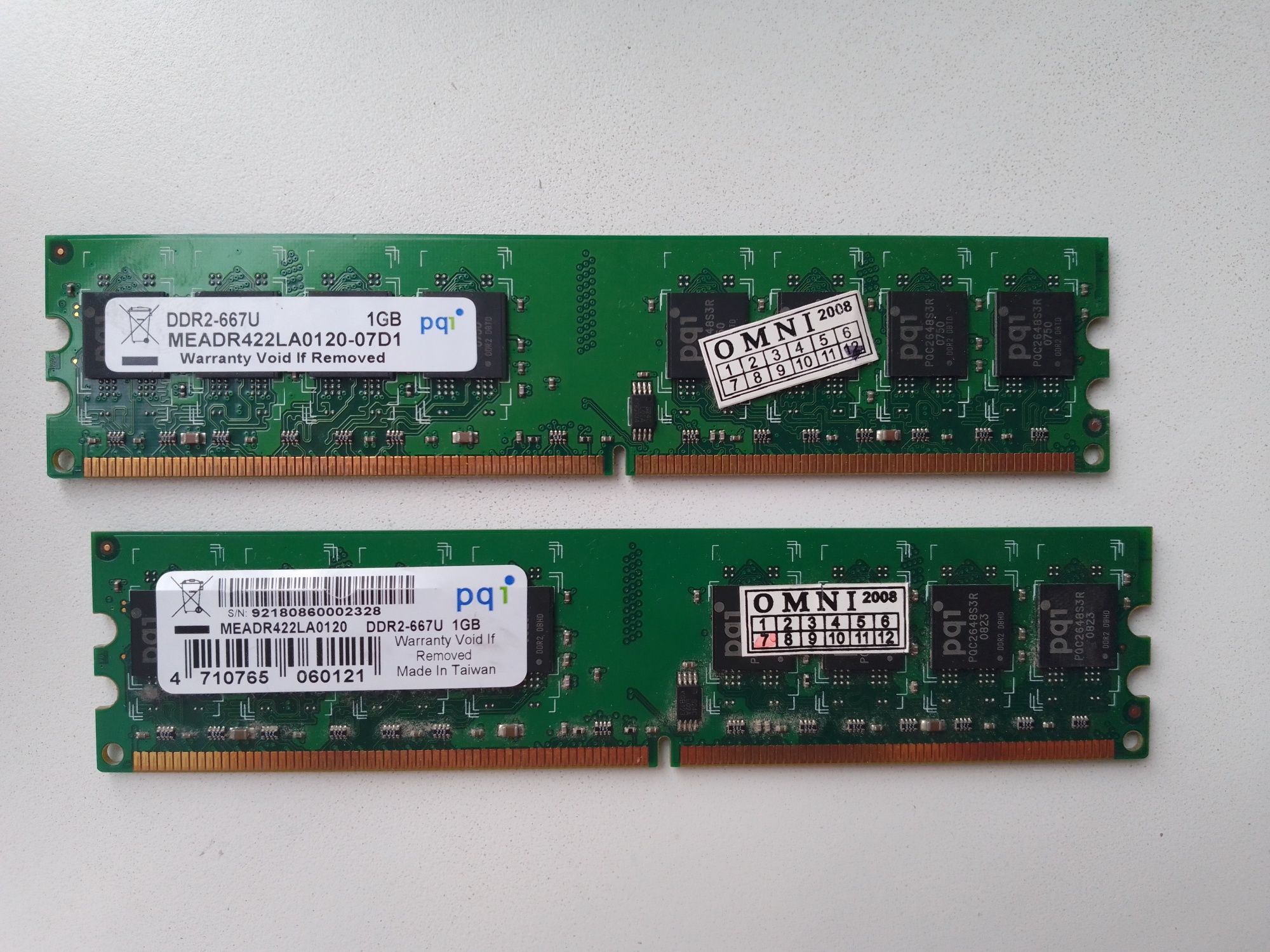 Память DDR2-667 1GB бу