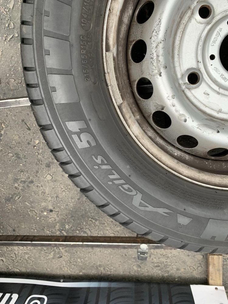Шини 215/65 R15C пара Michelin літо, 2022р, 6,4мм 215 65 15C