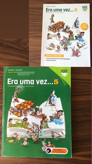 Livro escolar História e Geografia de Portugal 5° ano “Era uma vez…”