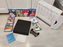 PlayStation 4 slim PS4 8 gier pad pudełko