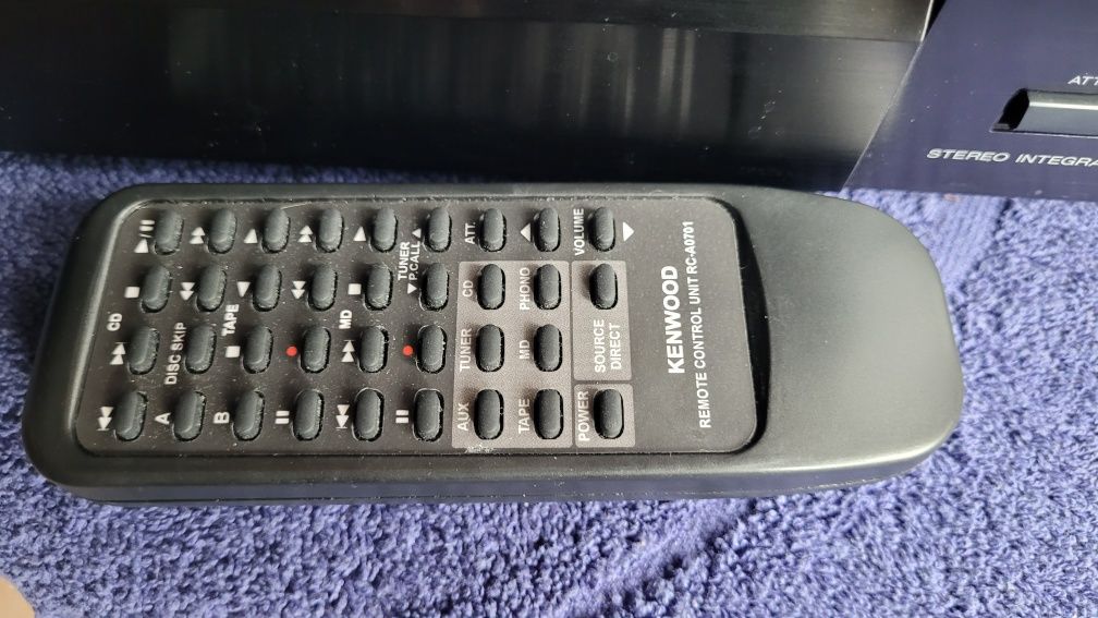 Wzmacniacz  Kenwood KA-7090r oryginalny pilot w komplecie + zmienik