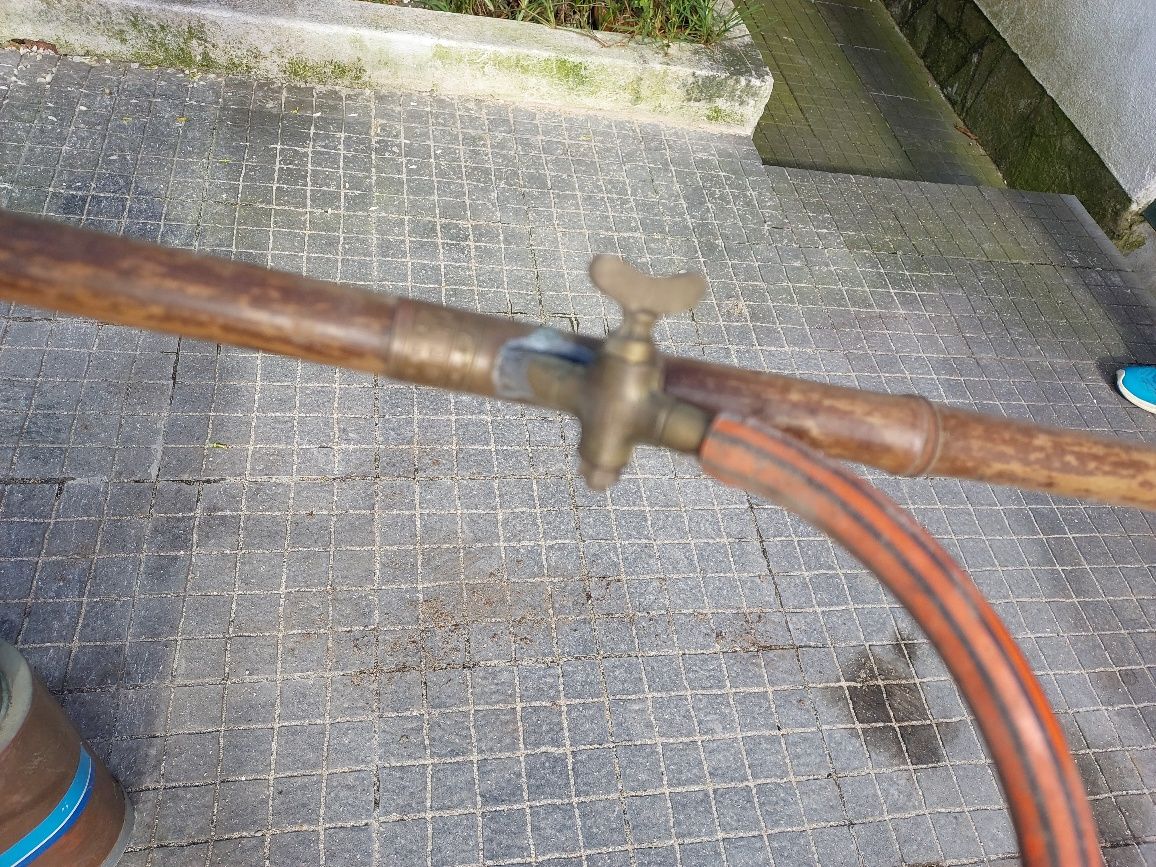 Pulverizador, Detetizador artesanal, bambu e cobre