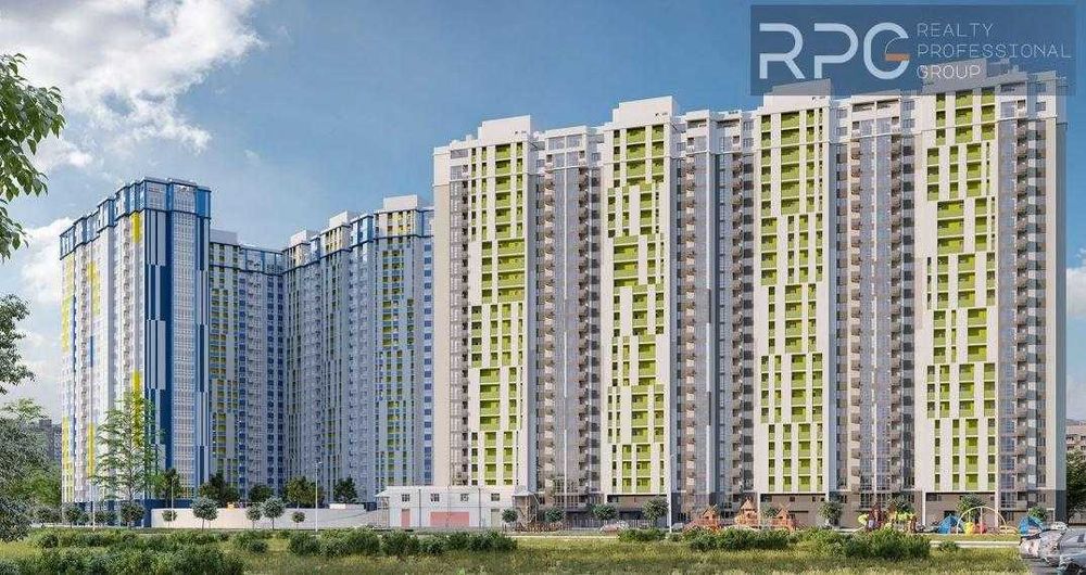 БЕЗ % Продаж 1-к квартири в ЖК Злагода, 37 м², метро Харківська