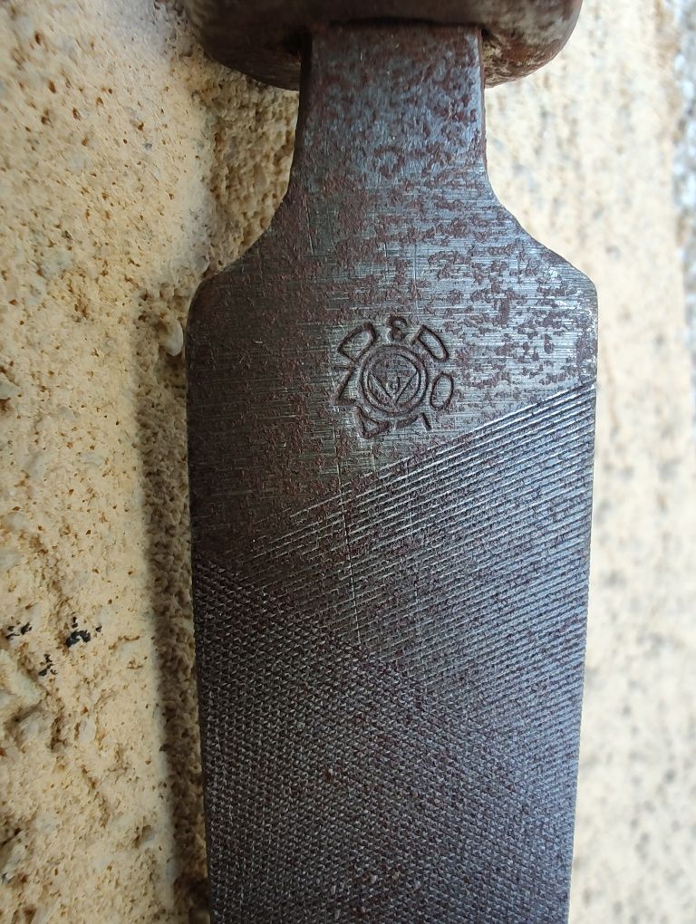 Pilnik ślusarski płaski całkowia długość 47 cm z PRL-u