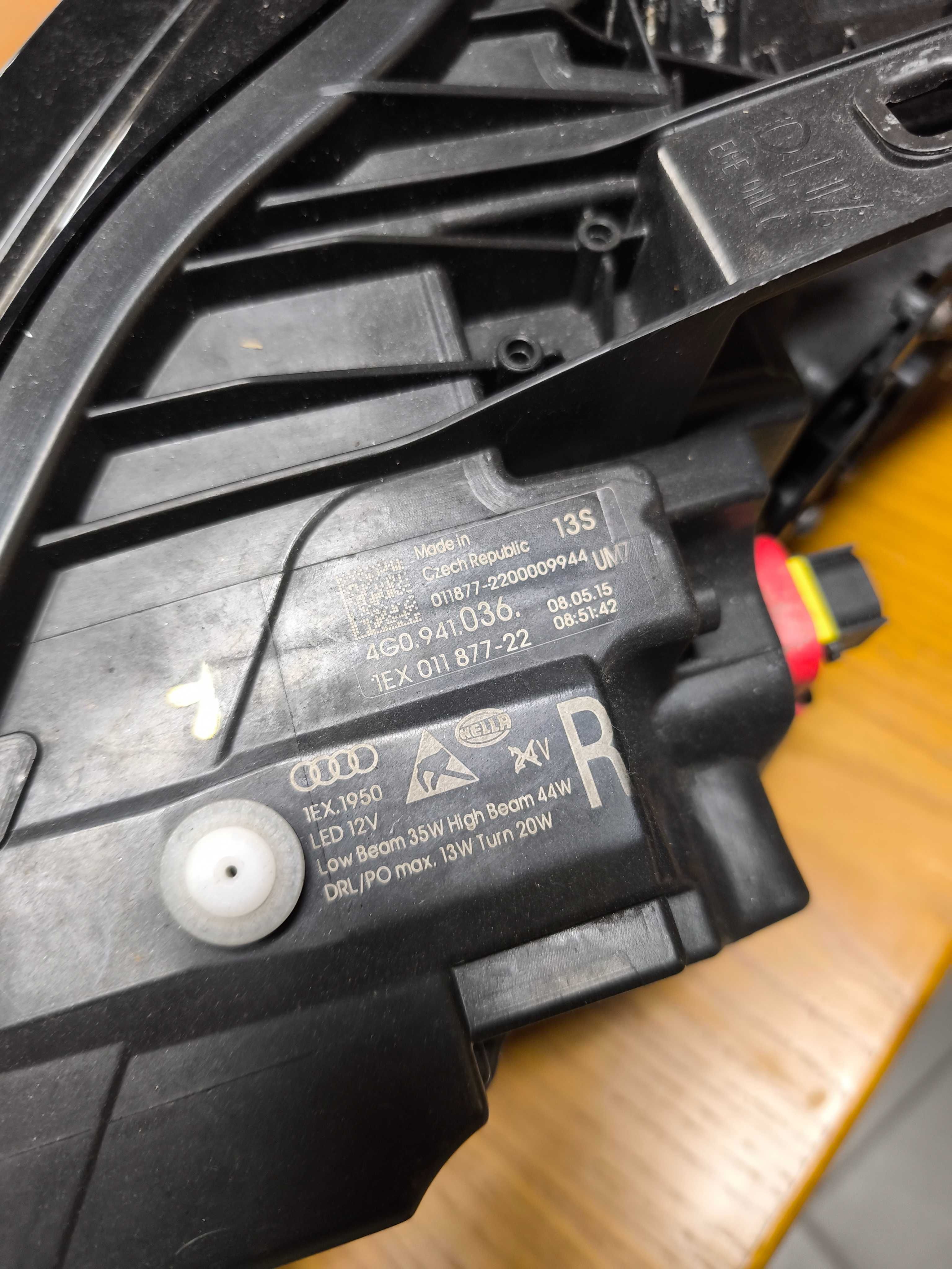 Faróis para  Audi A6 C7 full led matrix 4G0941.035H  4G0941.036H