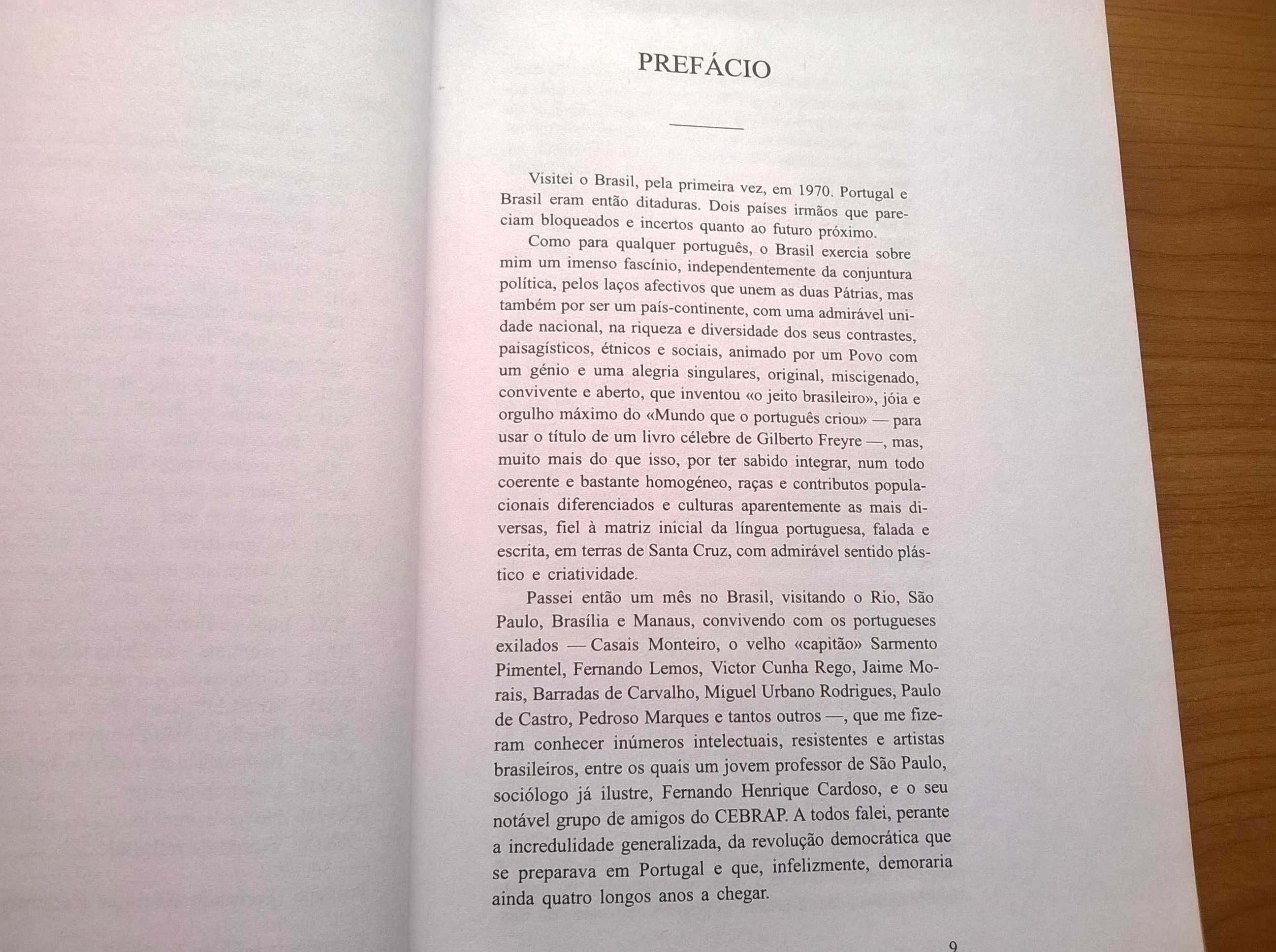 O Mundo em Português * Um diálogo - Fernando H. Cardoso e Mário Soares